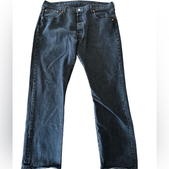 5 Men’s Levi’s 501 black 38x32 like New. FREE bracelet - Picture 4 of 5